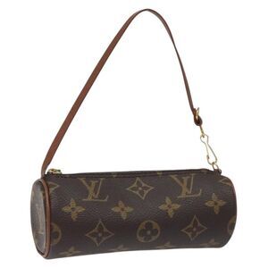 Louis Vuitton Papillon Pochette Monogram Canvas Brown Canvas Bag (Pre-Owned)